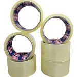 CINTA TRANSPARENTE ANCHA DE 30 MTS X6