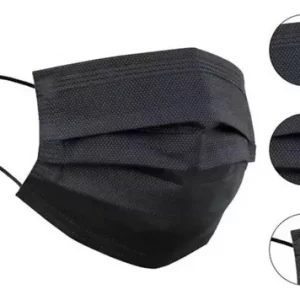 TAPABOCAS X 50 NEGRO TERMOSELLADO