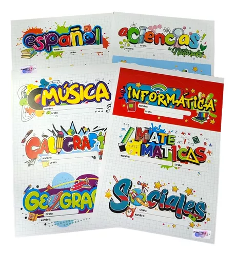 ROTULO PARA MARCAR CUADERNO