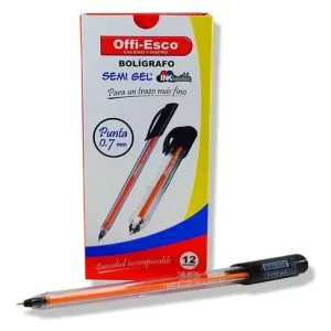 ESFERO OFFI ESCO NEGRO X12