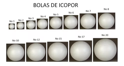 BOLA ICOPOR N° 1/2/3/4/5/6/7/8/10/12/15/17/20