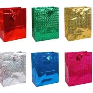 BOLSA HOLOGRAMADA #2 PEQUEÑA X12 .20 1/2X171/2