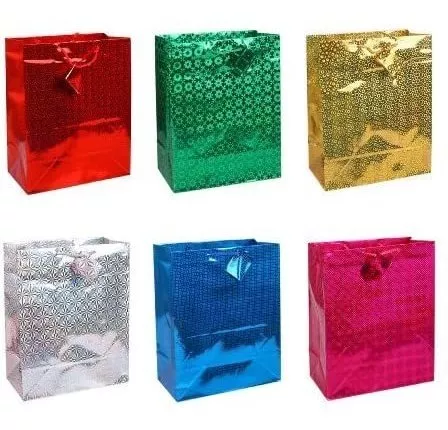 BOLSA HOLOGRAMADA #2 PEQUEÑA X12 .20 1/2X171/2