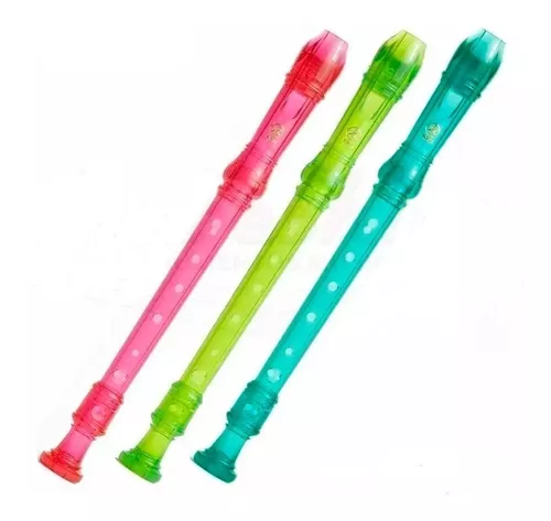 FLAUTA TRASLUCIDA COLORES *2