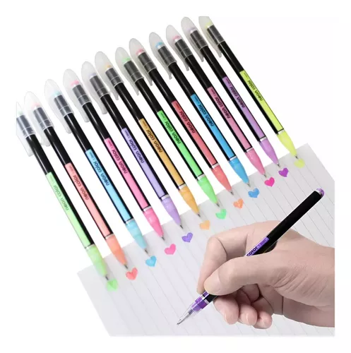 PLUMAS DE COLORES X12