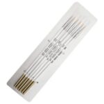 PINCEL FINO BLANCO DELINEADOR X 6 UNIDADES
