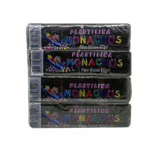 PLASTILINA BARRA NEGRA X12