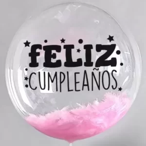 BOMBA GLOBO BURBUJA CON PALO  ESTAMPADA #24