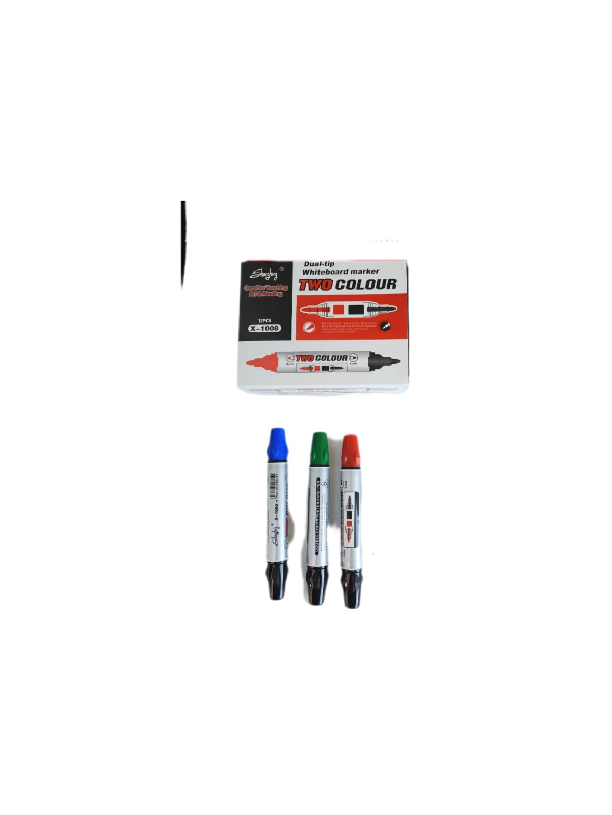 MARCADOR BORRABLE DOBLE PUNTAGRANDE STD*6