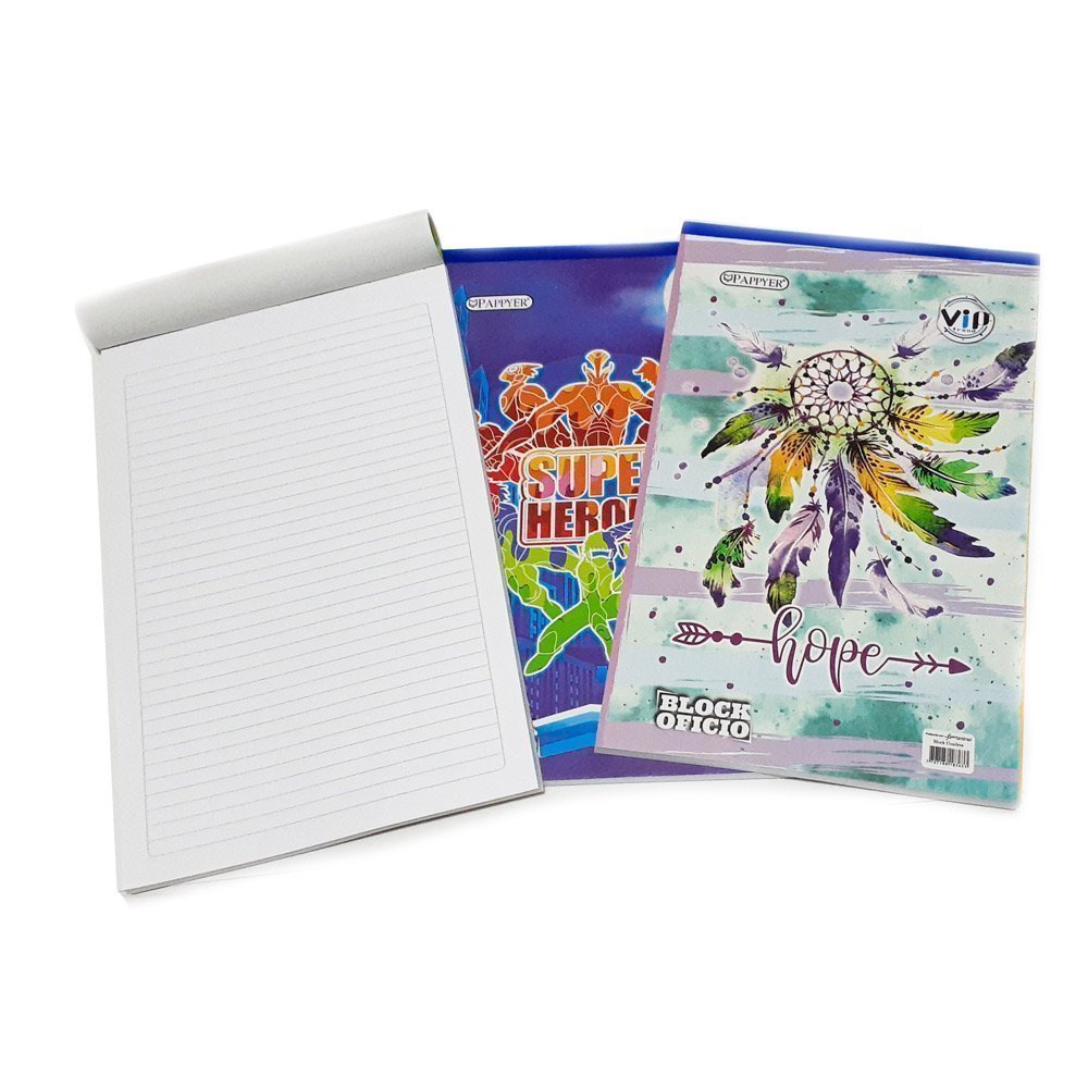 BLOCK OFICIO CUADRADOS 70 HOJAS