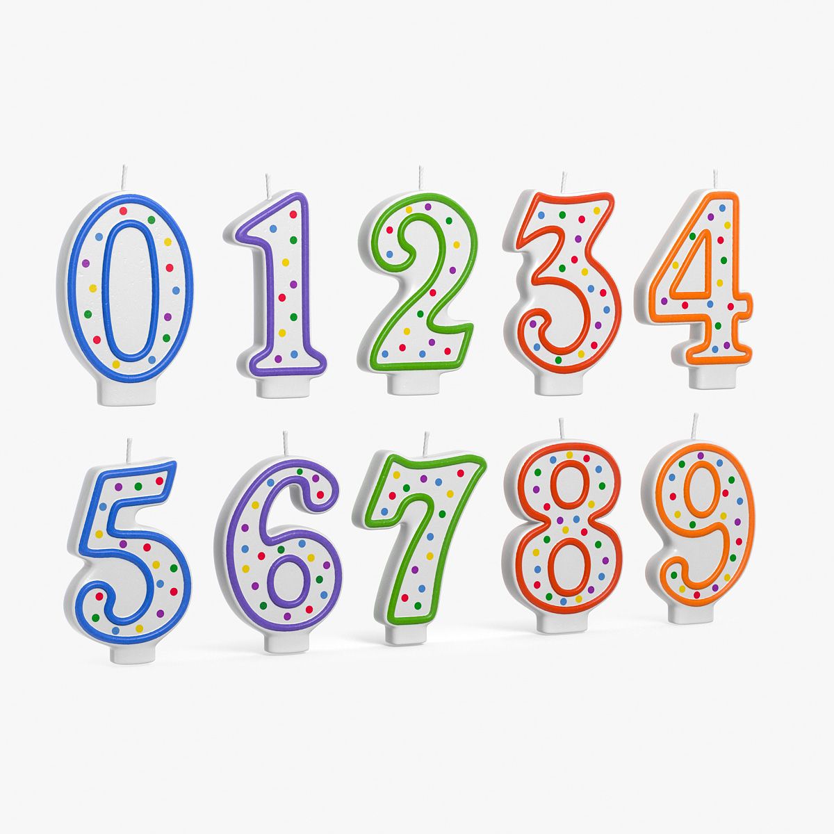 VELA CUMPLEAÑOS NUMEROS *12