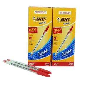 ESFERO BIC ROJO X 12