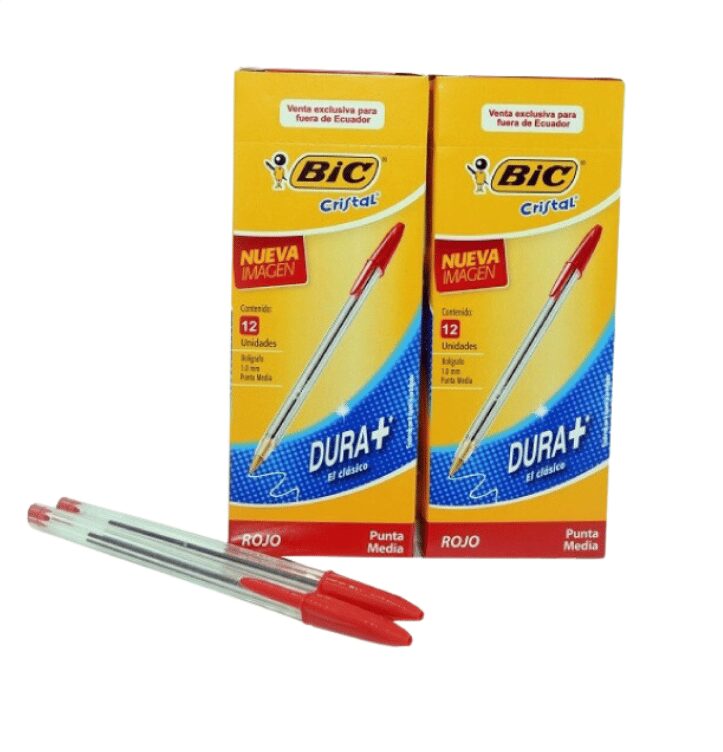 ESFERO BIC ROJO X 12