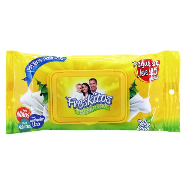PAÑITOS HUMEDOS X25