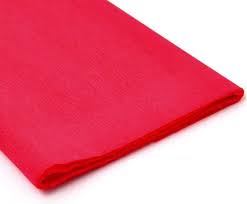 PAPEL CREPE ROJO * 10