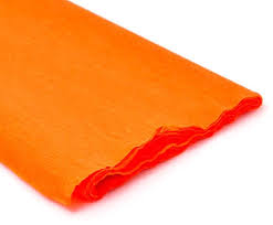 PAPEL CREPE NARANJA * 10