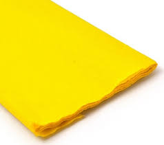 PAPEL CREPE AMARILLO * 10