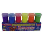 TEMPERA FLORECENTE STD X6