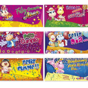 SOBRE LLUVIA ESCARCHADO X 12