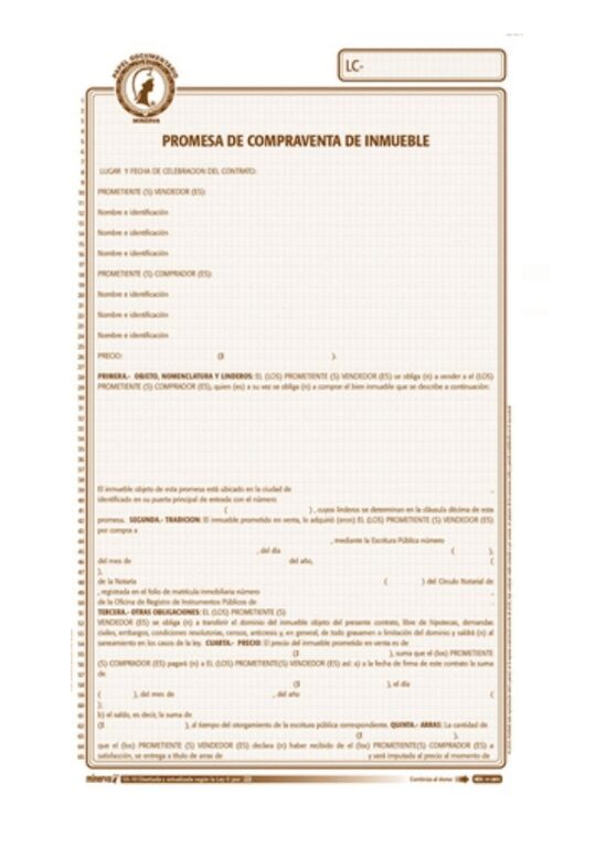 CONTRATO PROMESA COMPRA Y VENTA X12