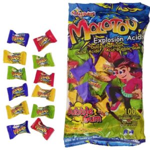 DULCE BOLA ACIDO MONOTOK X100 CHICLE