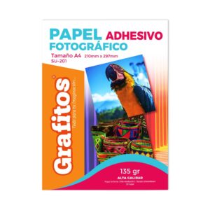 PAPEL FOTOGRAFICO ADHESIVO 230 CARTA X20