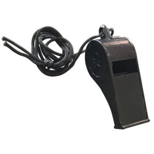 PITO PLASTICO NEGRO X 24