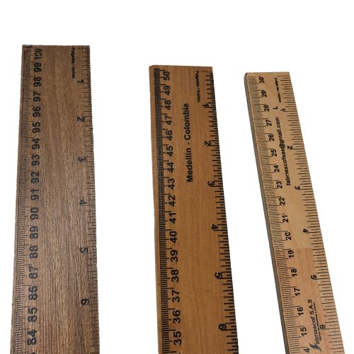 REGLA MADERA DE 30 CM*6