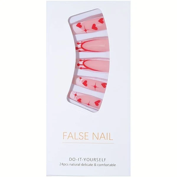 UÑAS POSTIZAS FUERTES * 24