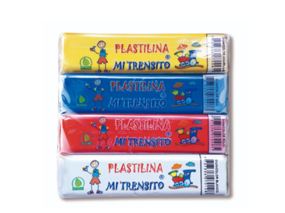 PLASTILINA BARRA SURTIDA * 12