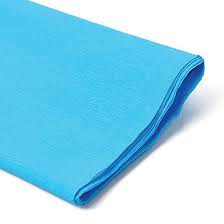 PAPEL CREPE AZUL CIELO * 10