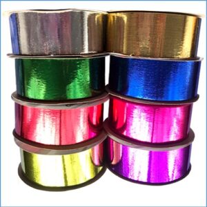 CINTA PAPEL METALIZADA DELGADA 4X25