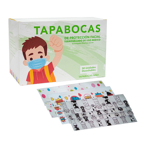 TAPABOCAS  NIÑO  ESTAMPADO* 50